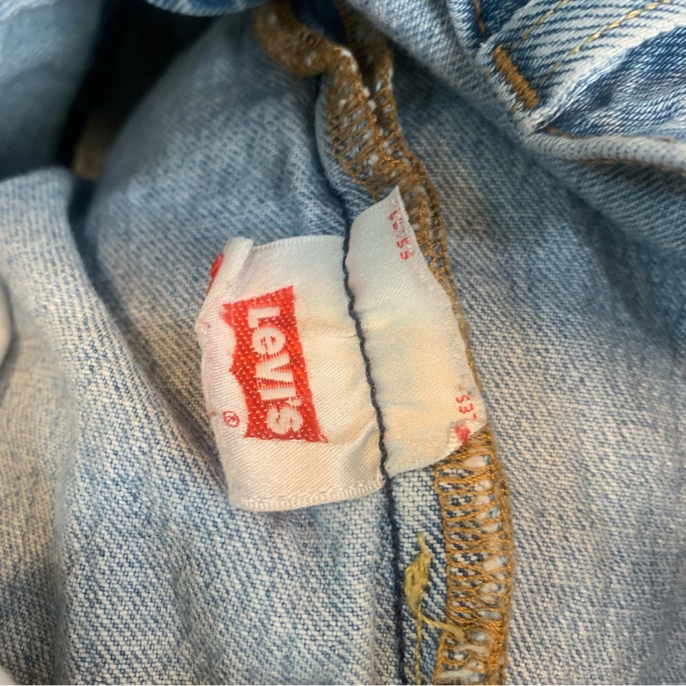 Levi’s VTG 90s 501 Button Fly 2 Tone Denim Shorts - Picture 8 of 8